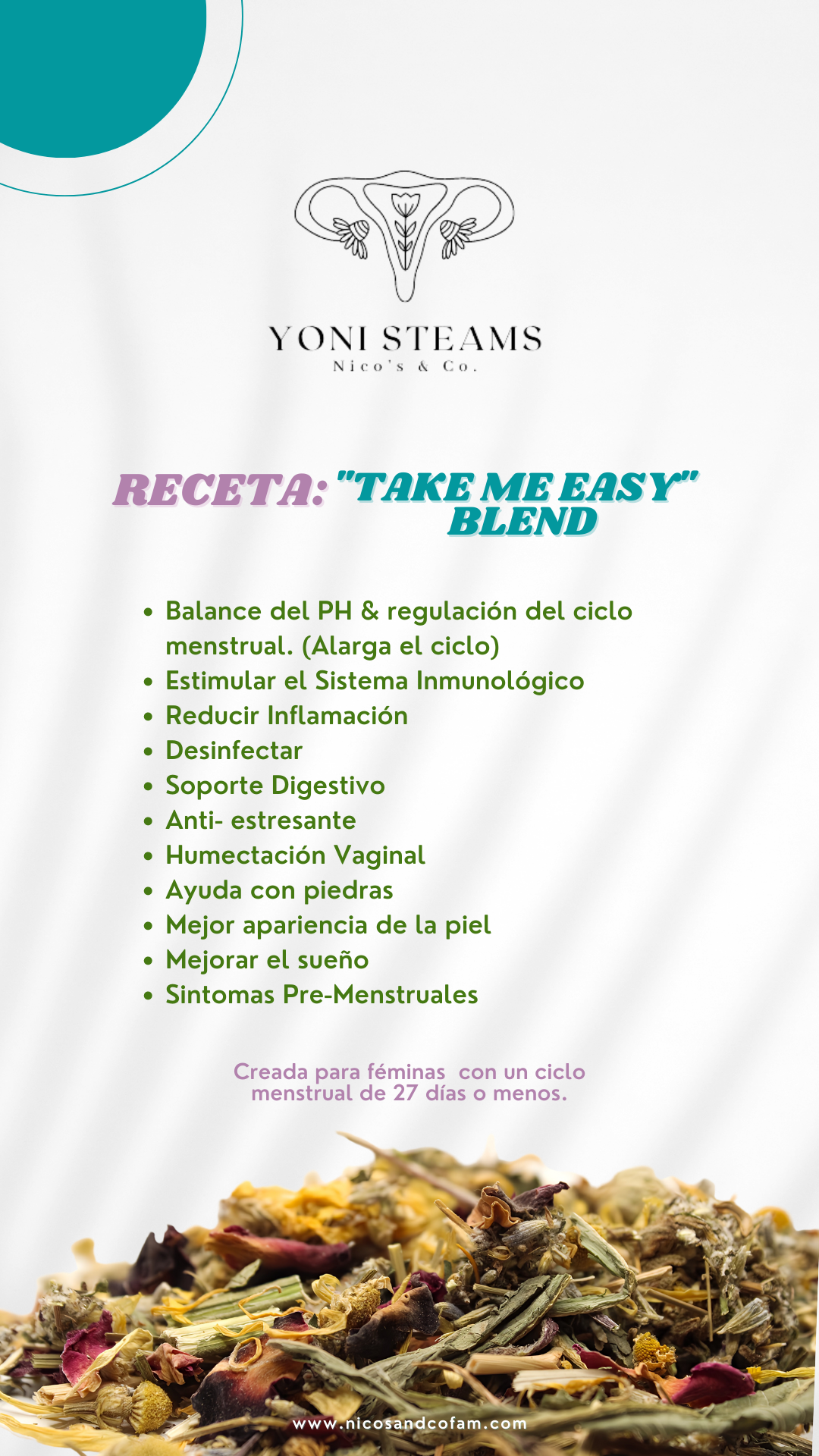 “Take Me Easy” Yoni Steam