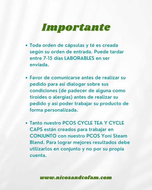 PCOS Cycle Tea