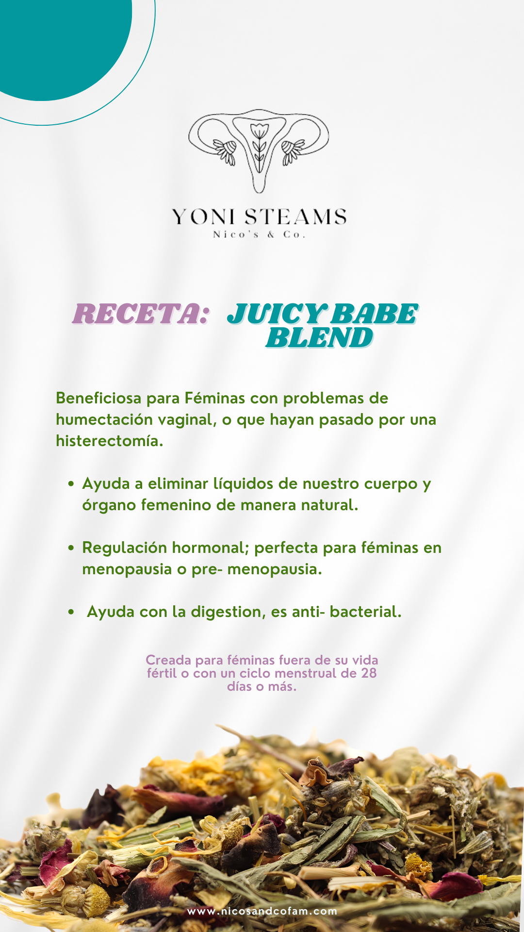 “Juicy Babe” Yoni Steam