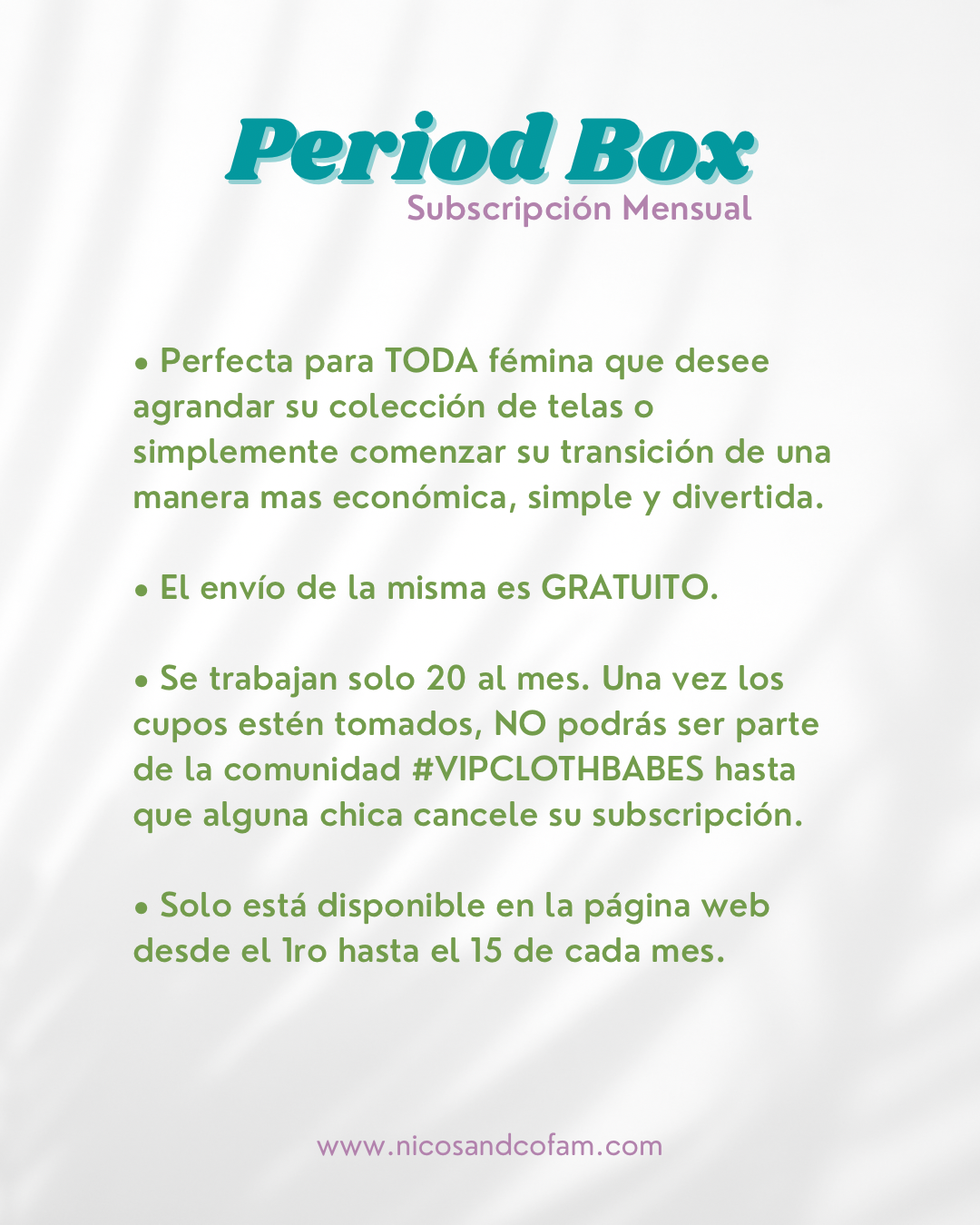 Nico’s Period Box