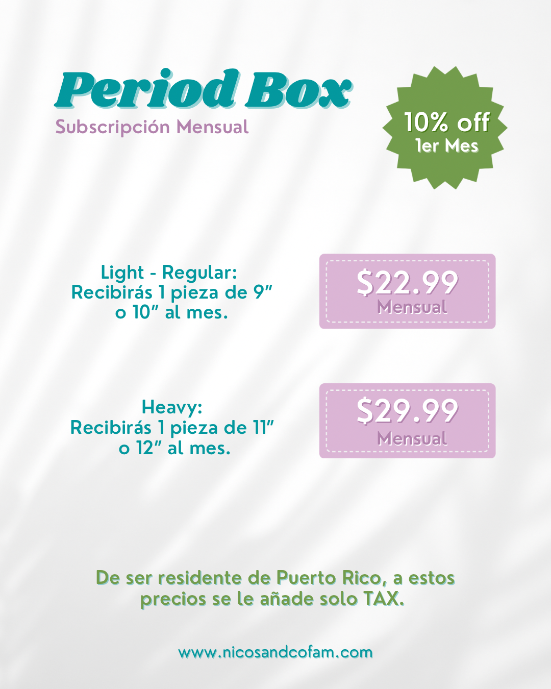 Nico’s Period Box