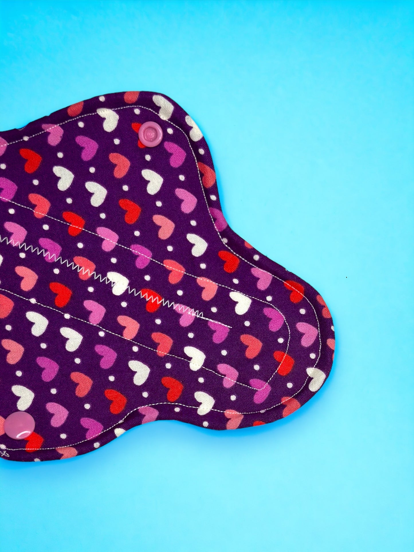 Purple Hearted Cloth Pad